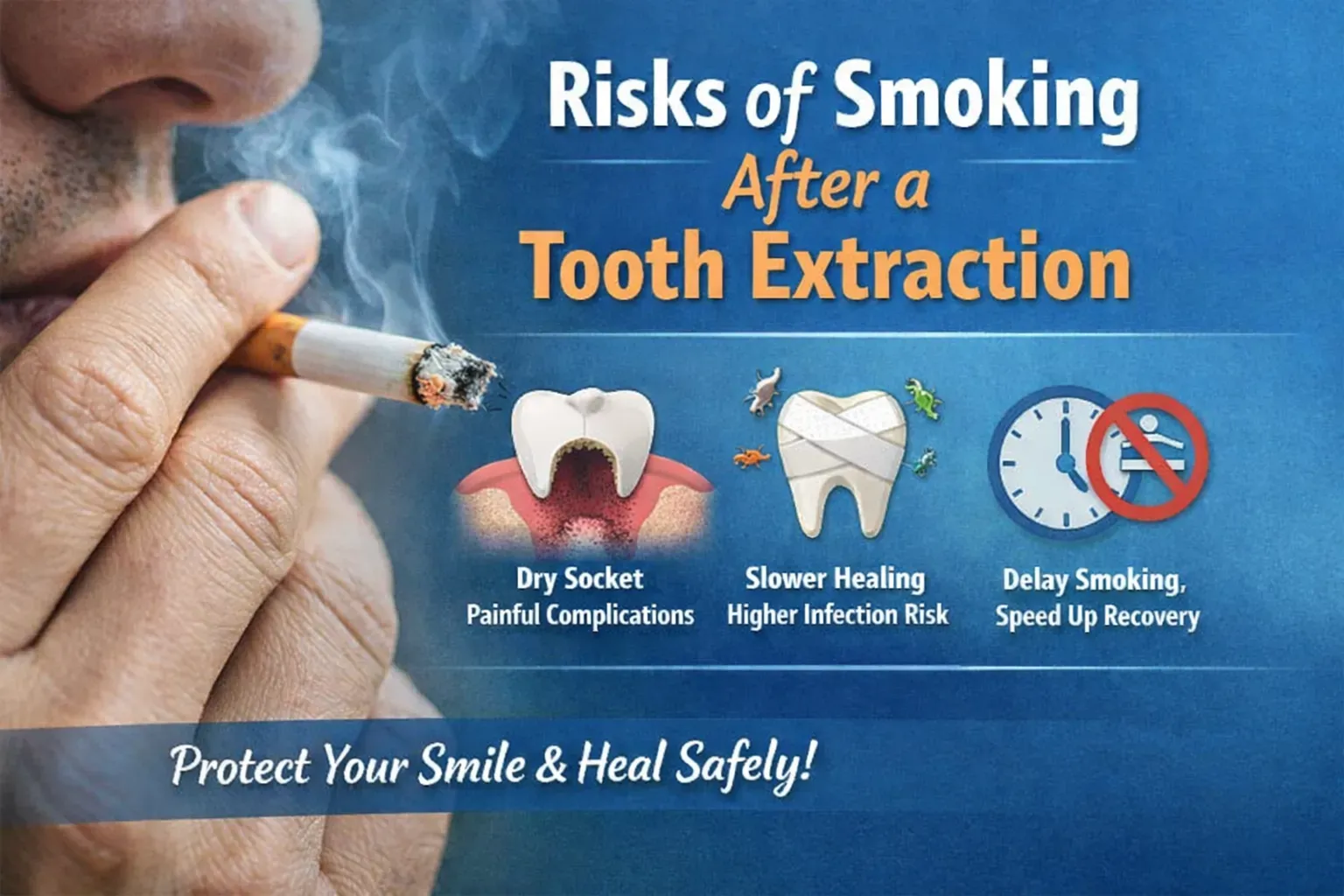How Long to Wait to Smoke After Tooth Extraction? | Flossophy