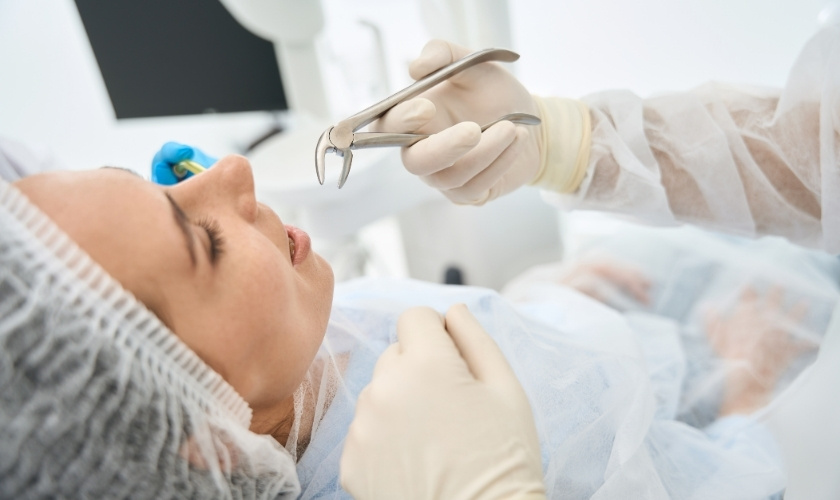 Tooth Extraction Recovery Process