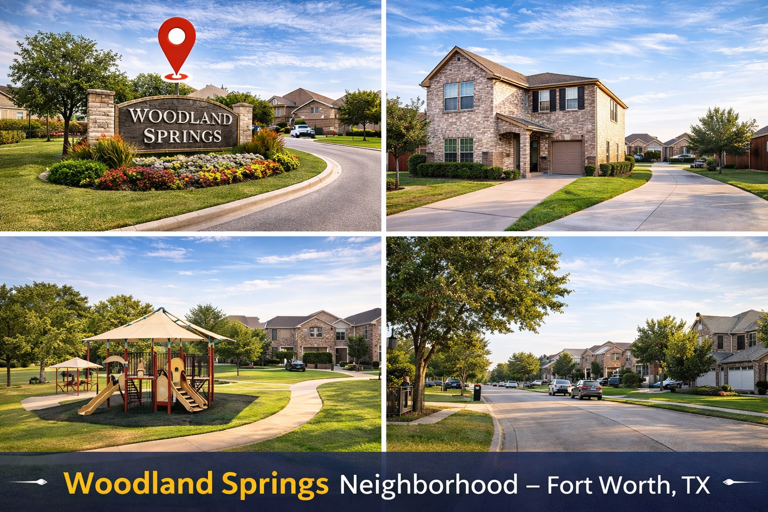 Alliance Town Center area near Woodland Springs Fort Worth